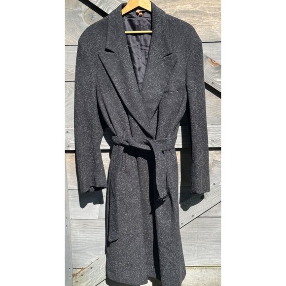 Florenz Collection Jackets & Blazers - Florenz Collection Womens Wool Blend Long Coat Belt Size 40/2XL
